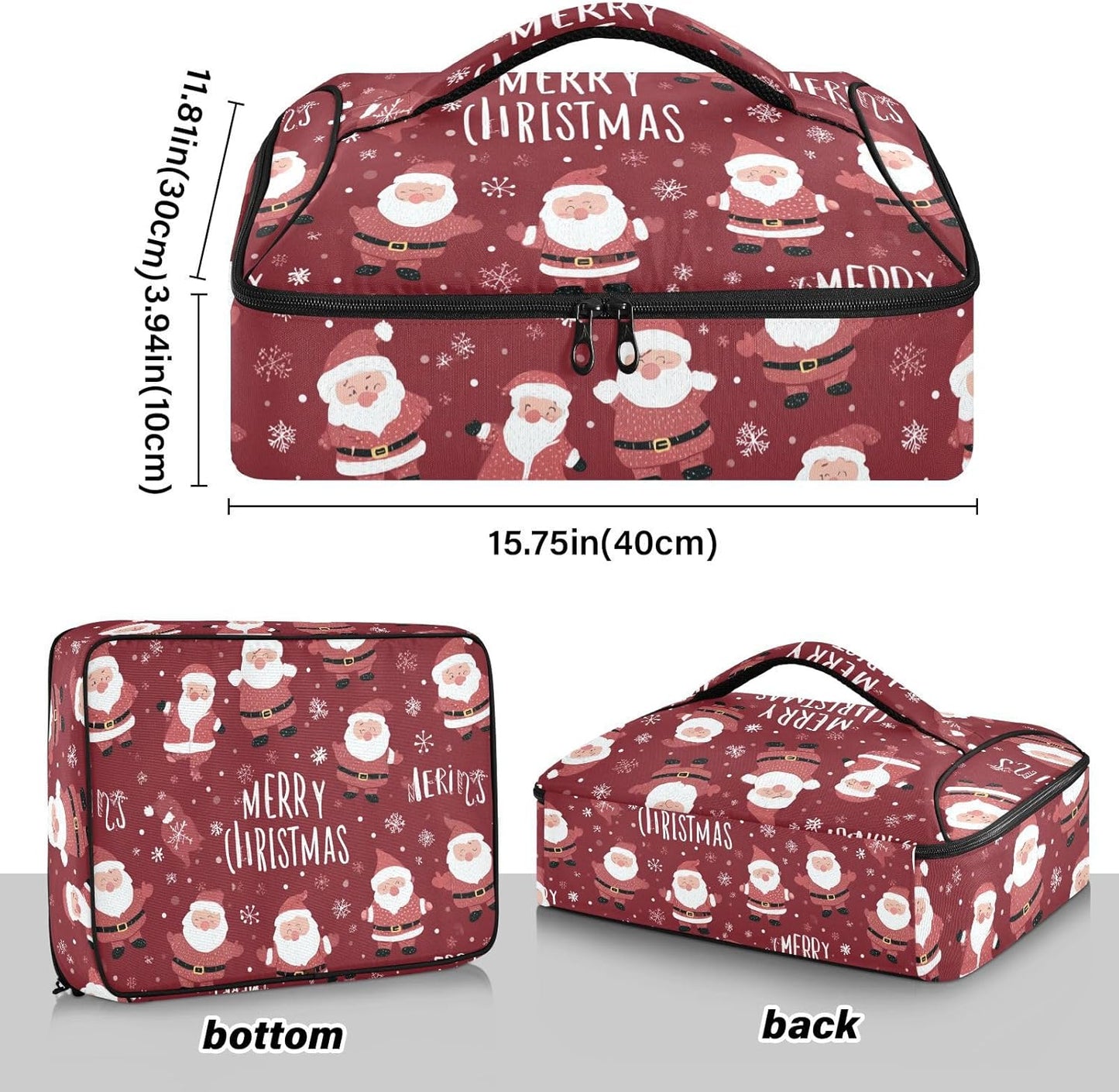Casserole Carriers for Hot or Cold Food Reusable Casserole Dish Carrier Insulated Thermal Large Capacity Durable Perfect for Party Camping Family Gatherings Yellow Fish
