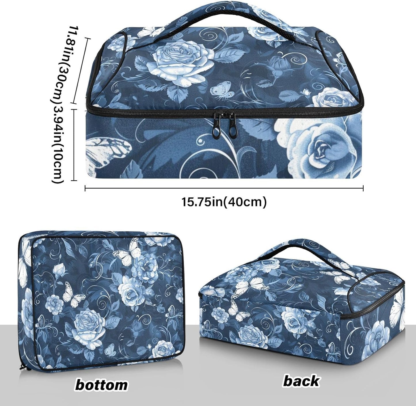 Casserole Carriers for Hot or Cold Food Reusable Casserole Dish Carrier Insulated Thermal Large Capacity Durable Perfect for Party Camping Family Gatherings Yellow Fish