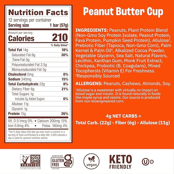 Munk Pack Variety Pack Probiotic Protein Bars Stocking Stuffers | 15g Protein, 1g Sugar, 5g Net Carbs | Plant-Based, High Protein, Low Sugar Gut Health Snacks | 12 Pack