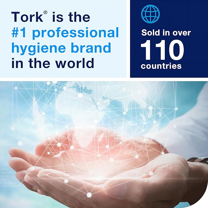 Tork Hand Towel Roll Natural H80, Universal, 100% Recycled Fiber, 6 Rolls x 800 ft, 8031300