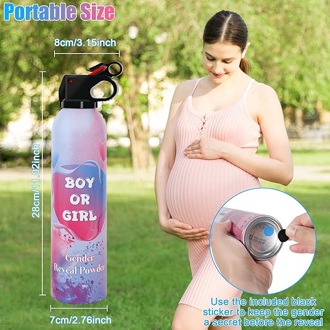 1 Pack Blue Gender Reveal Smoke Bomb for Baby Boy, Color Powder or Dust for Gender Announcement Idea, Baby Shower Decoration, Supply, Party, Photo Shoot