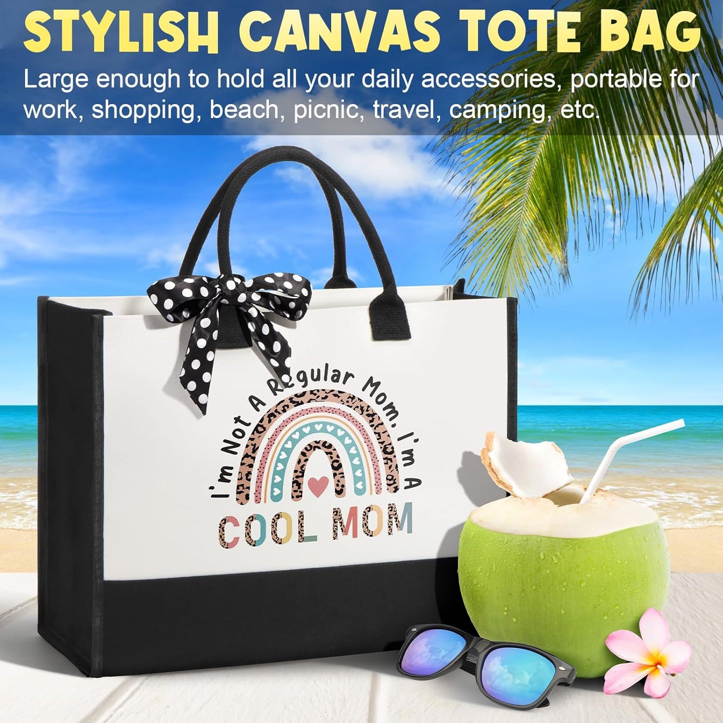 MAYICIVO Best Mom Christmas Gifts from Daughter Son kids, Birthday Gift Basket for Mom Women Mother-in-Law Mama Mothers Day Gifts New Mama Gift for Women Wife from Husband w/Canvas Tote Bag Tumbler