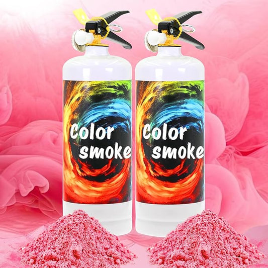 Gender Reveal Fire Extinguisher Large Gender Reveal Smoke 2 Pack Pink Powder for Gender Reveal Party Ideas 2 Pink Smoke for Gender Reveal Boy or Girl Fire Extinguishers Baby Gender Reveal
