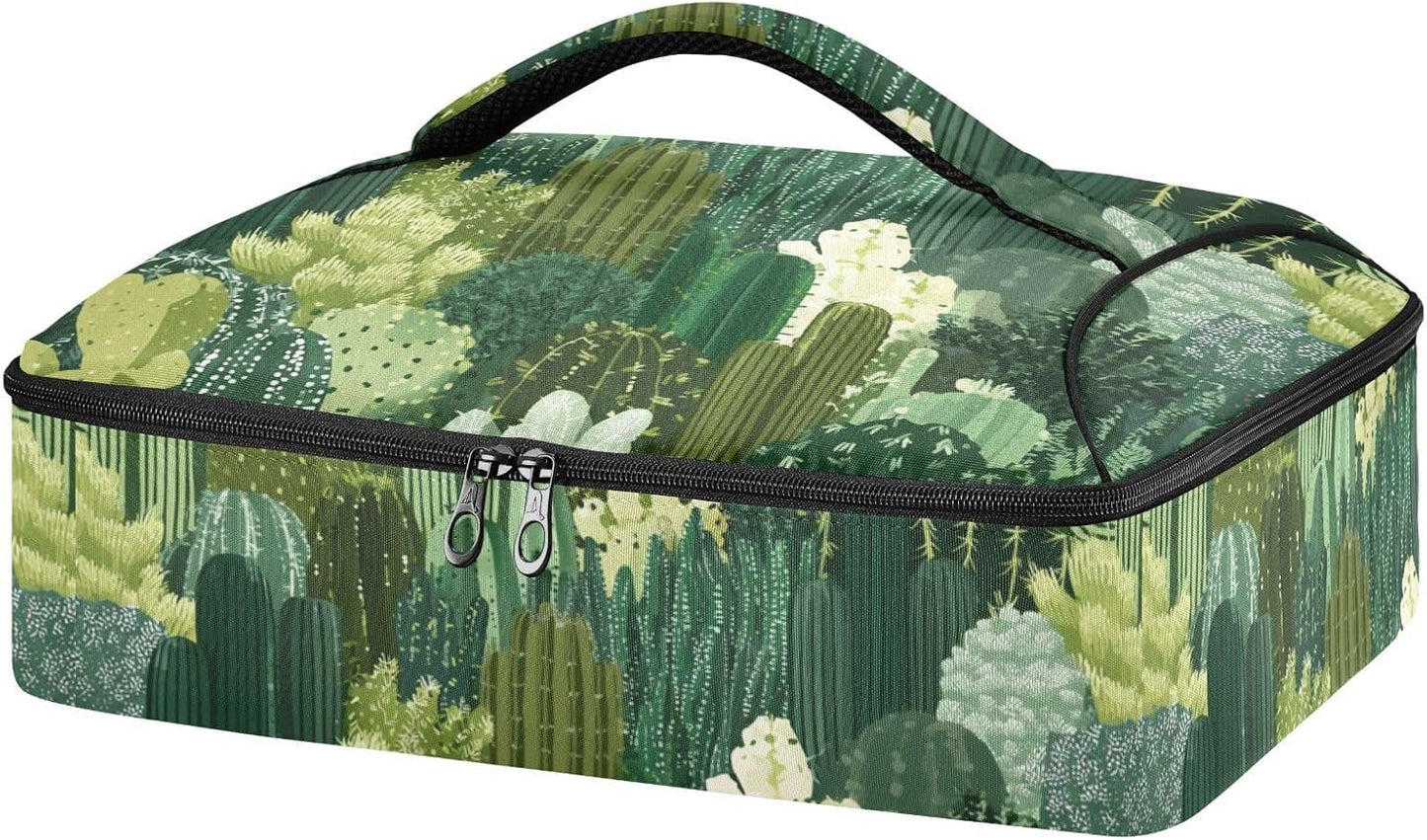 Casserole Carriers for Hot or Cold Food Reusable Casserole Dish Carrier Insulated Thermal Large Capacity Durable Perfect for Party Camping Family Gatherings Yellow Fish