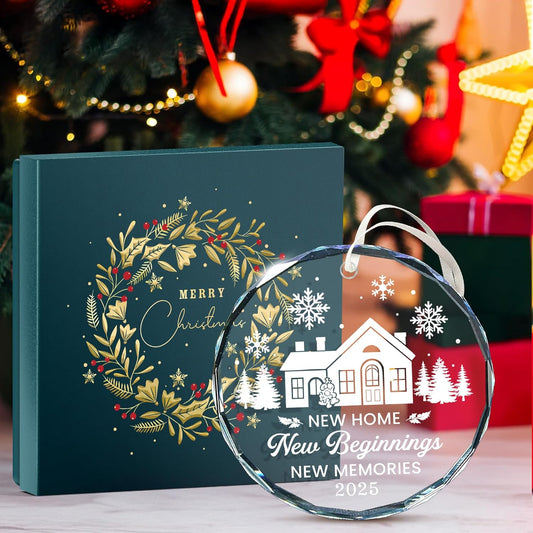 New Home Ornament 2025 – Ideal Housewarming Gift for Women, Best House Warming Gifts, Celebrating Our First House Housewarming Gifts New Home, Best Ornaments Gift, First Home Ornament 2025
