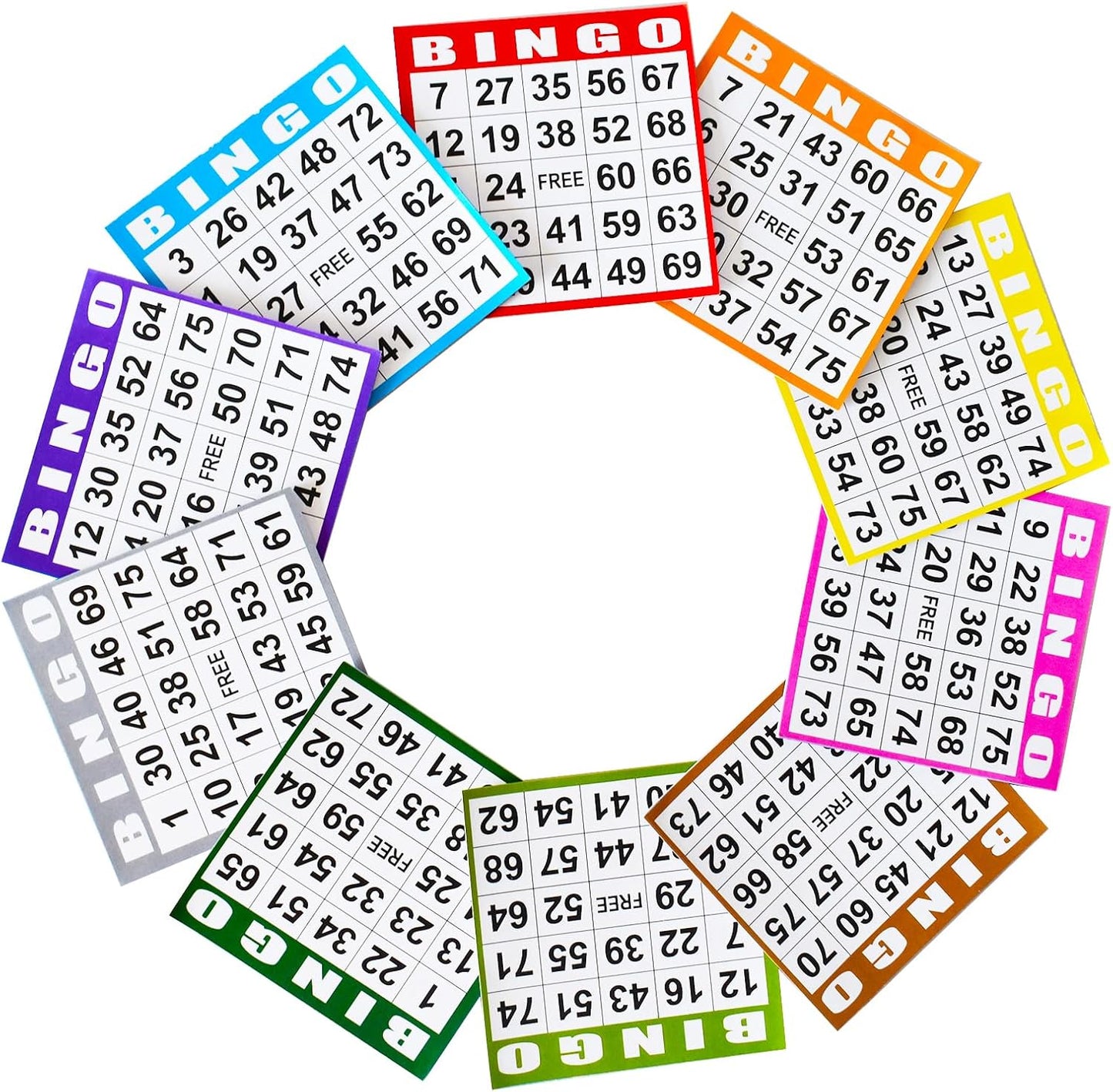 SEETOOOGAMES Bingo Paper Game Cards - 1 Card -100 Books of 10 Sheets