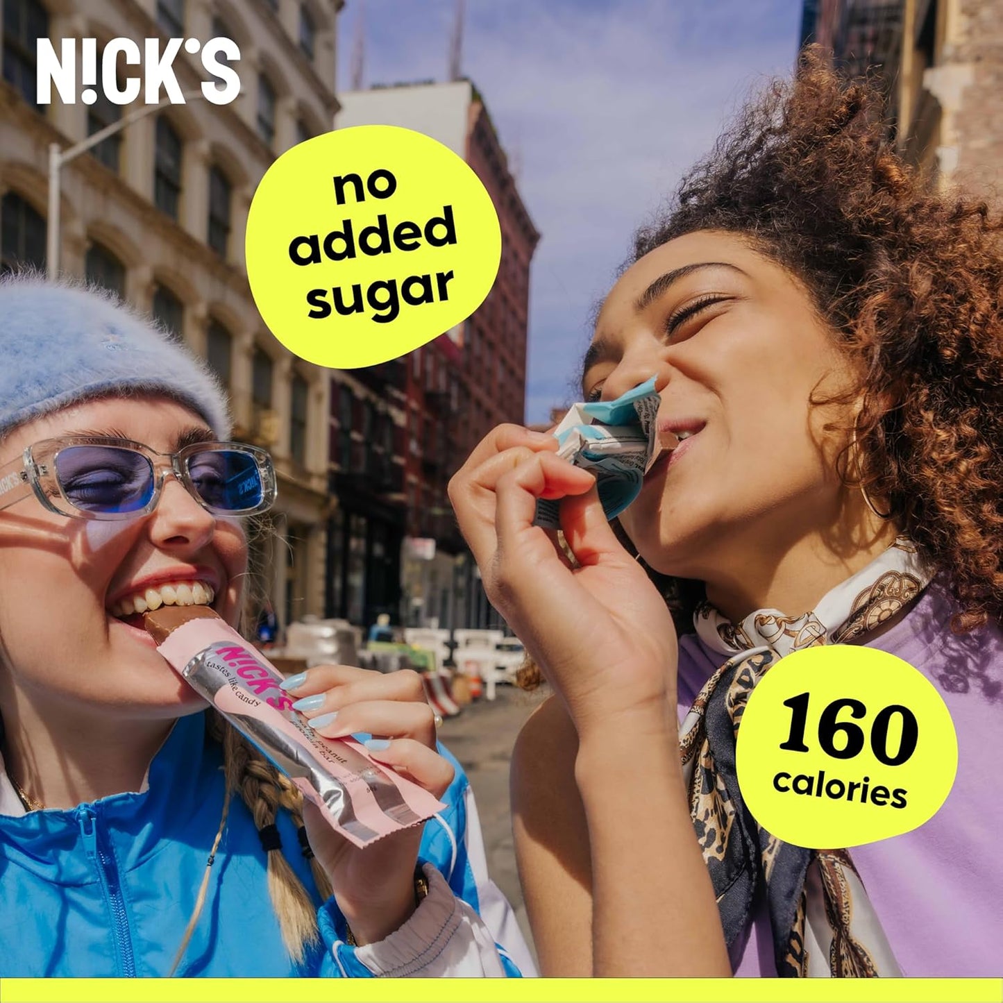 NICK'S Keto Chocolate Candy Bars – Coconut, No Added Sugar, Low Carb Snack with 3g Net Carbs, 180 Calories, Gluten-Free Sweets – 15-Pack (40g Each)