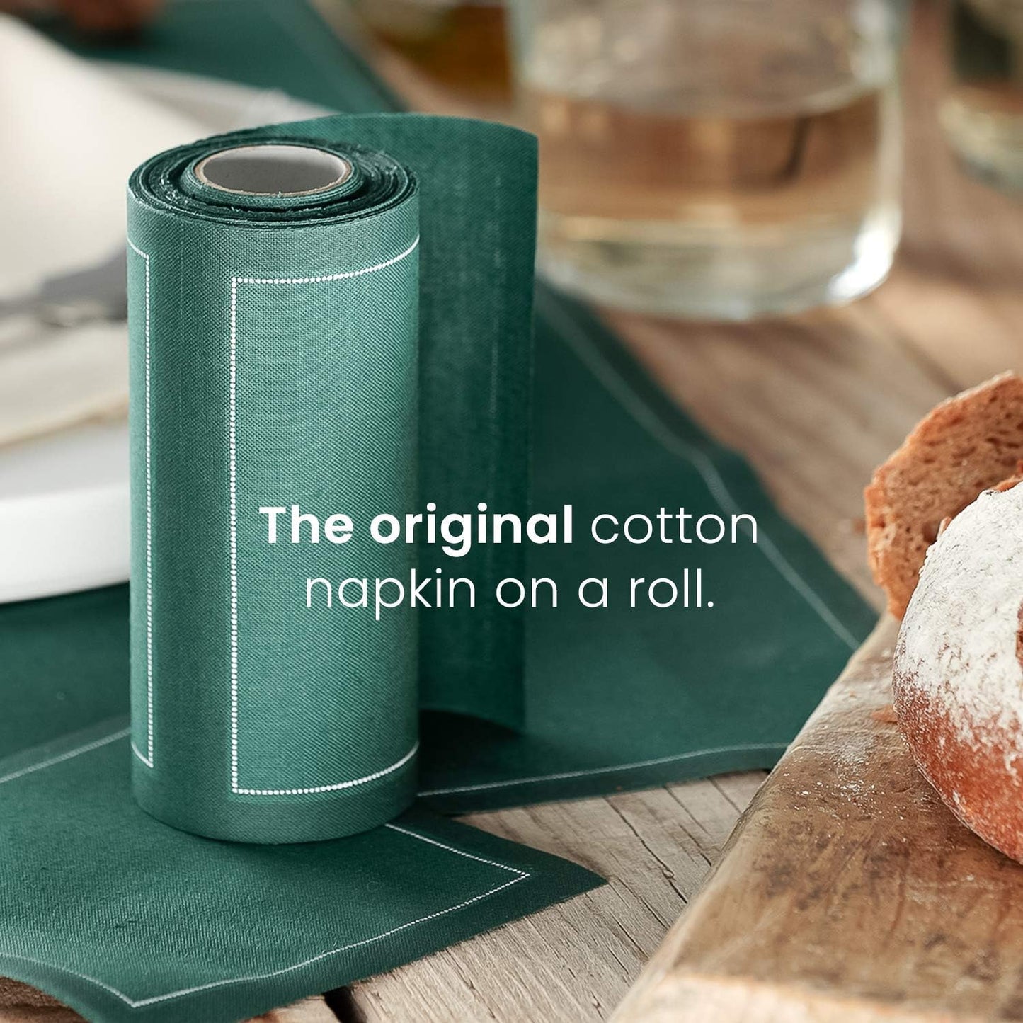 MY DRAP Cotton Cloth Cocktail Napkin, Washable and Reusable 4.5x4.5 in (100 Napkins, Anthracite Grey)