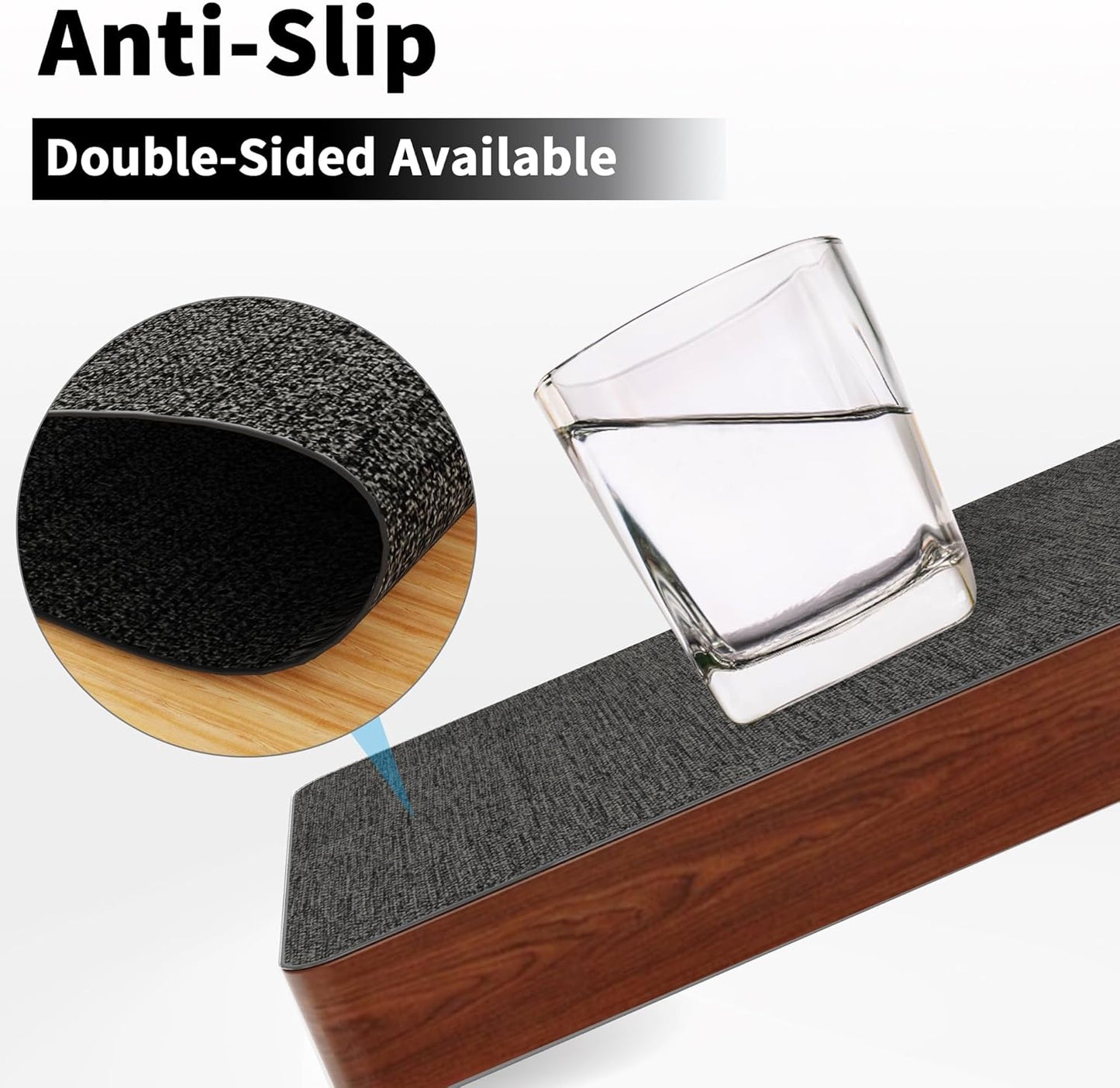 DOLOPL Placemats Set of 6, Faux Leather Heat Resistant Place Mats for Dining Table, Waterproof Oilproof Wipeable Washable Table Mats, Easy to Clean Anti-Slip Tablemats for Outdoor & Indoor, Charcoal