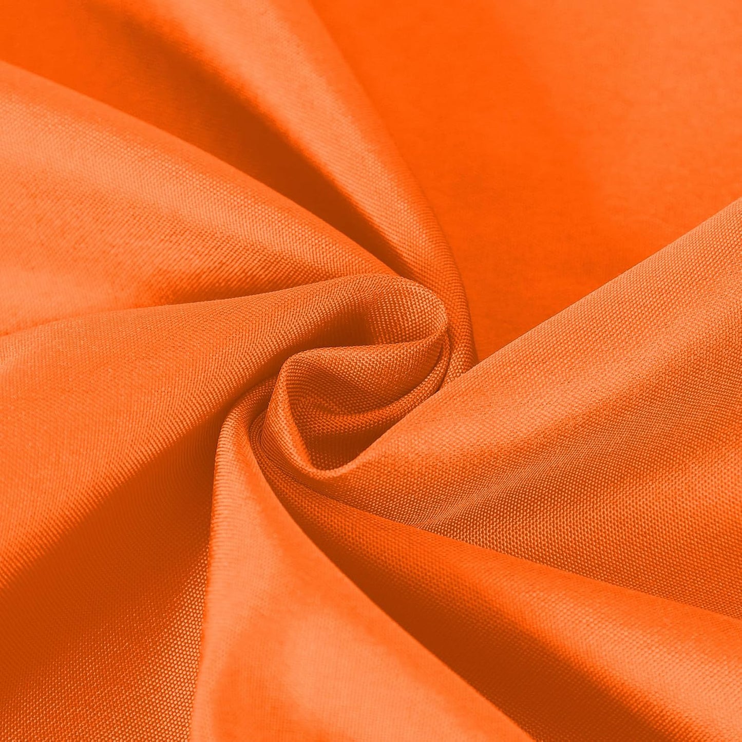90 inch Round Tablecloth Washable Polyester Table Cloth Decorative Table Cover for Wedding Party Dining Banquet（90 inch,Orange）