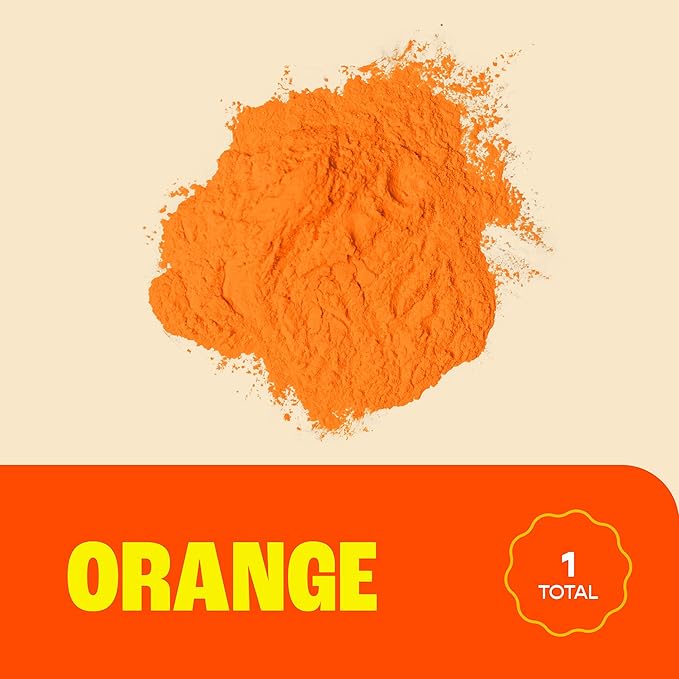 Chameleon Colors 25 lb. Color Powder - 1 Pack - Vibrant Orange Color - for 15-20 People - Non-Toxic & Gluten-Free - for Holi, Color Wars, Fun Run, Gender Reveal, Summer Camp & More