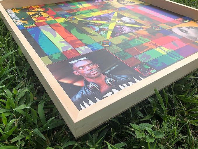 Jamaican Ludo 80s Reggae Kings Edition – 24x24 Oversized Board Game | Fun Multi-Player Entertainment | Family Game Night Activity | Ludi, Ludy, Loodi Board Game