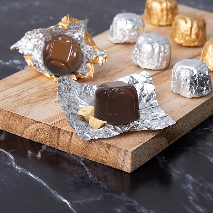Vegan Chocolate by Astor Chocolate, Dairy Free Chocolate Gift Box, 18 Gourmet Hazelnut Belgian Dessert Truffles Non Daily Kosher