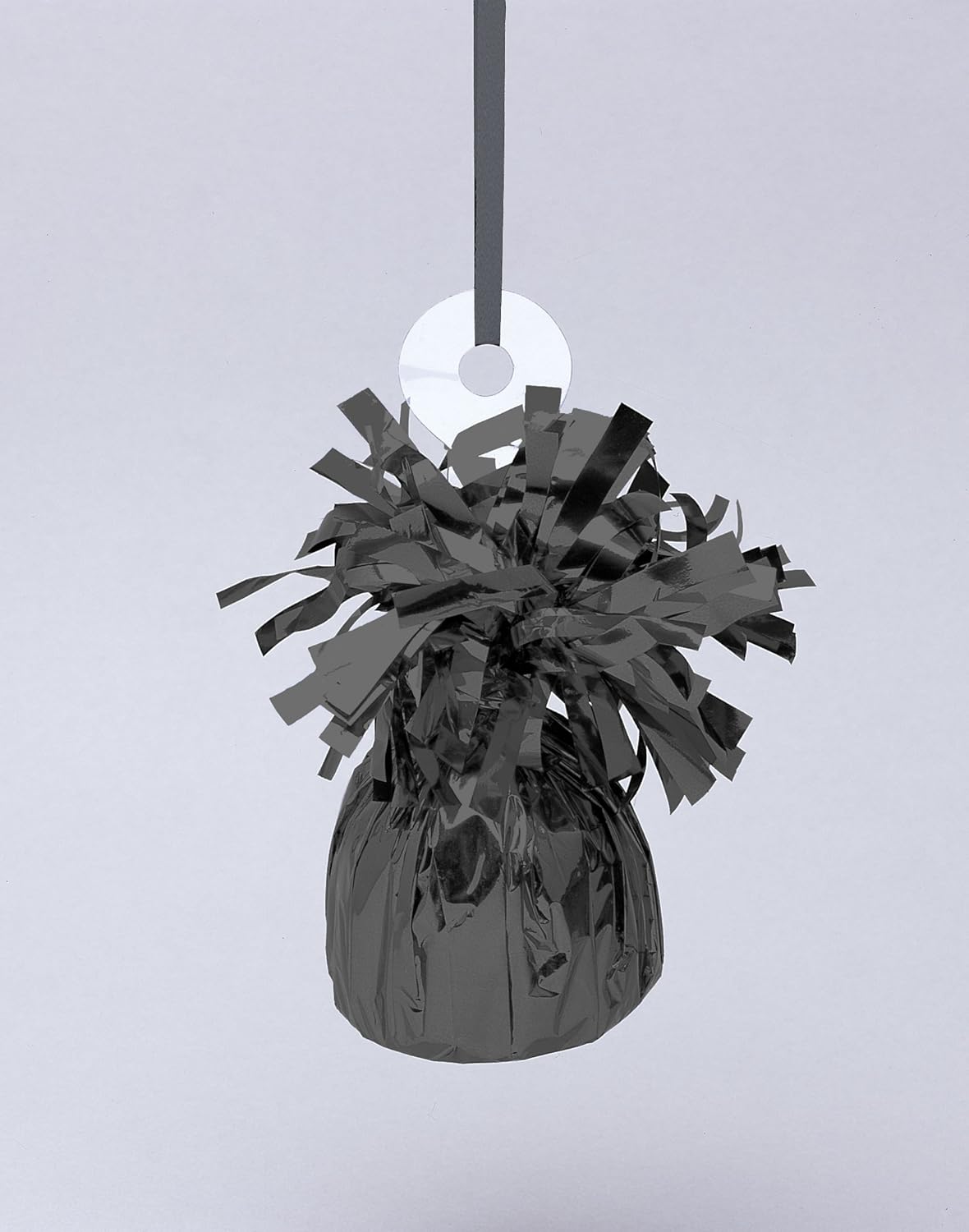 Black Foil Balloon Weight (4.5" x 2.25") 1 Count, Adorable Party Essential For Parties & Events