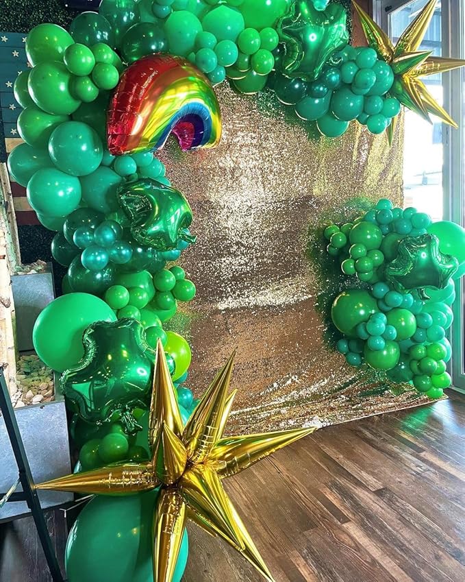 KBZVNAF Green Balloons Latex Party Balloons - 50 Pack 12 inch Helium Matte Light Green Balloons for Birthday Wedding Baby Shower Summer Jungle Theme Party Decorations