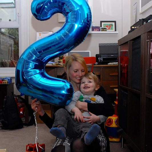 40 Inch Navy Blue Numbers Balloons Digital 9 Balloons Decorations for 9th 19 90 Birthday Party, Engagement, Wedding