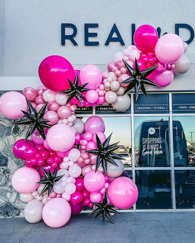 KBZVNAF Pink Balloons Latex Party Balloons - 50 Pack 12 inch Helium Matte Pink Balloons for Birthday Wedding Baby Shower Gender Reveal Party Decorations