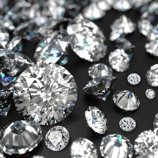 Hicarer 800-Piece Diamond Decorations - Acrylic Diamond Table Scatter Crystals for Vase Fillers, Party Decor (Clear, 30mm, 20mm, 12mm, 8mm, 4mm)