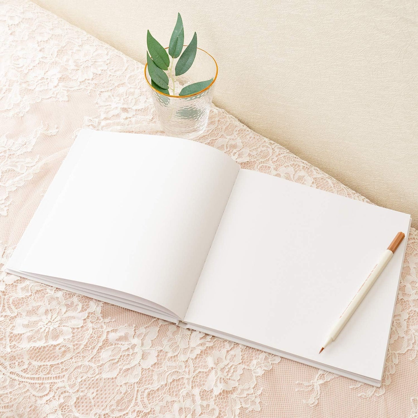 Calculs Libro De Firmas Para Quinceañera Guest Book 15th Quinceanera Party Favors Polaroid Picture Book Decorations 8.5” Square White Cover Rose Gold Gilding