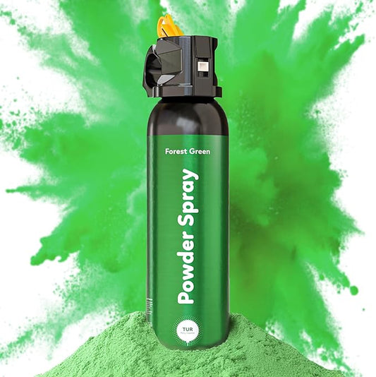 Green Smoke Bomb Powder Cannon Gender Reveal Fire Extinguisher Biodegradable| Launches 25ft | 10 Second Spray | Holi Color Decorations for Photoshoots, Festivals, Celebrations | TUR Party Supplies