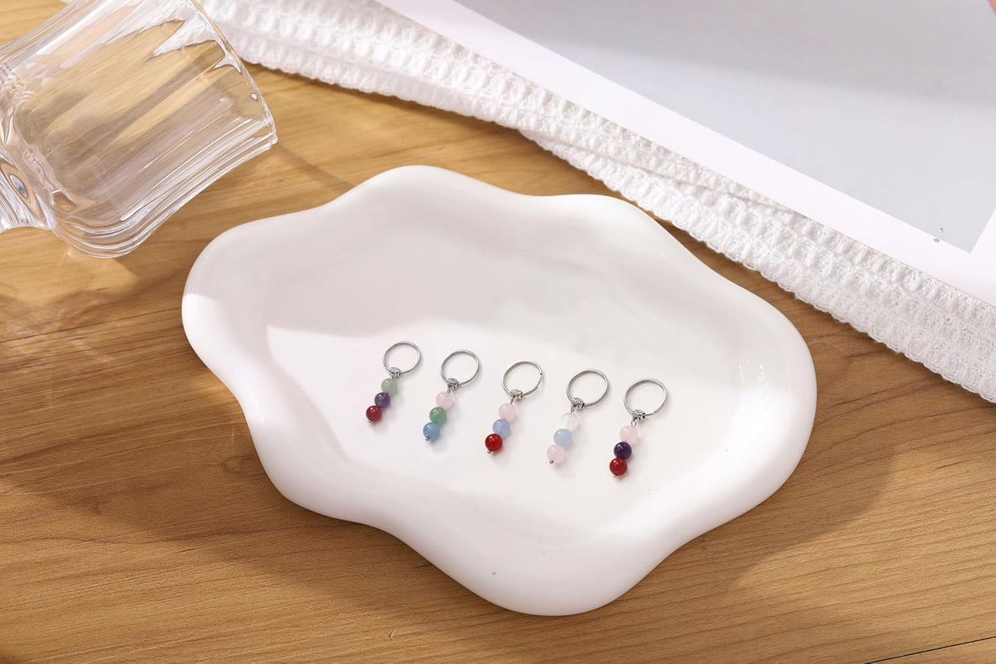 PRCOLUX Natural Healing Crystal Keychain Gifts for Women, Best Friend, Mom, Aunt, Wife Birthday Christmas Graduation Gifts