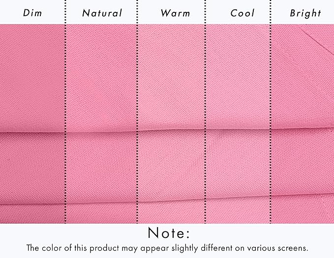 Ruvanti Cloth Napkins Set of 12, 100% Cotton High GSM 18x18 Inches Soft, Washable, Highly Durable & Absorbent, Perfect for Parties, Christmas, Thanksgiving Dinners – Pink Bubblegum
