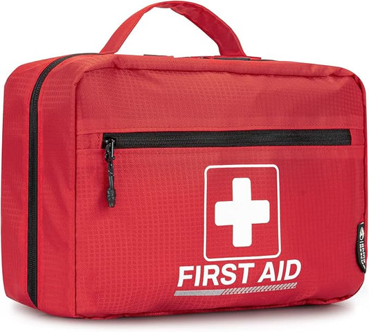 RHINO RESCUE 240 Piece All-Purpose First Aid Kit, Home & Office Professional Medical Supplies, Ideal for Emergency, School, Business, Car, Camping