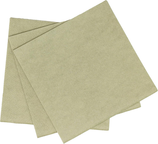 AMERICAN HOMESTEAD Cocktail Napkins - Premium 4.75"x4.75" Disposable Linen-Like Beverage Napkins - Bulk Square Party Bar Serviettes for Weddings, Parties, Events, and Daily Use - 100 Count - Olive