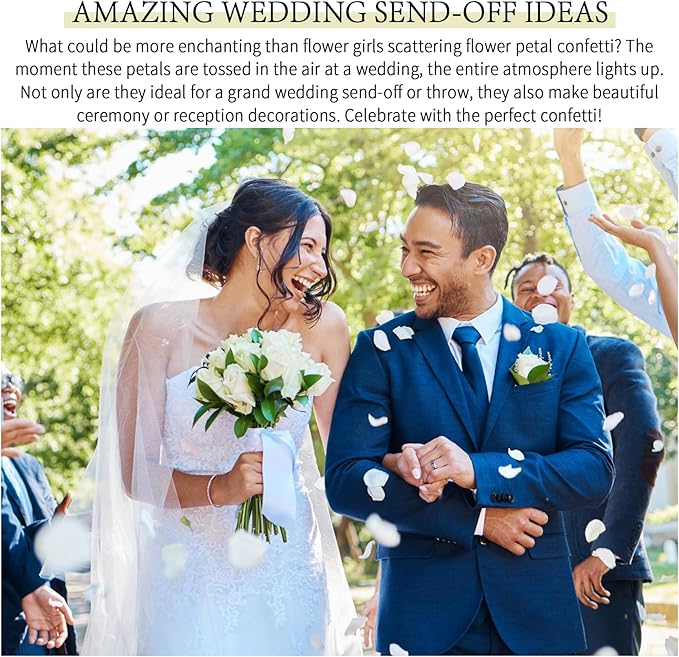 AIOMOB 100 Pcs Wedding Confetti Bags Throw Some Love Petal Toss Packets Glassine Flower Petal Packets for Wedding Send Off, Exit, Tosses