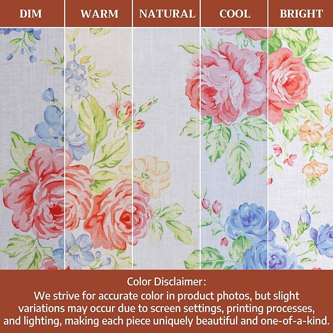 Maison d' Hermine Table Cloth Rectangle Table 100% Cotton 70 x 90 Inches Tablecloth Reusable Decorative for Dining Room Farmhouse Home Valentines Day Decorations Spring Summer - Vintage Floral