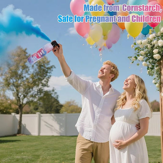 1 Pack Blue Gender Reveal Powder Idea, Fun Party Supplies for Baby Shower Gender Reveal Celebration, Decorations