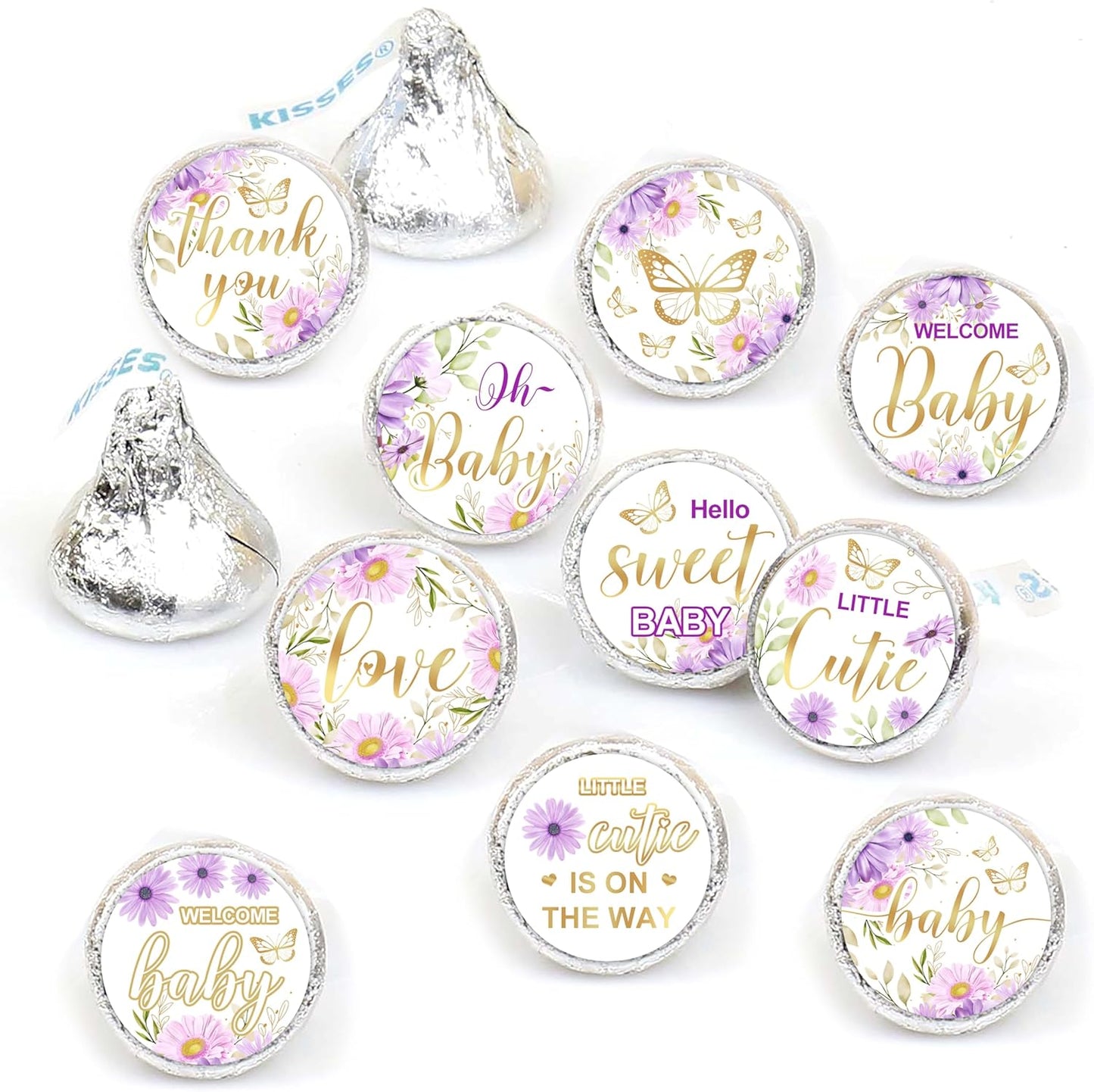 How Many Candies Baby Shower Games, How Many Candies Standing Sign 50 Guessing Cards 180 Baby Shower Candies Stickers, Guess How Many Candies Baby Showers Game Set for Baby Shower Decoration (Purple)