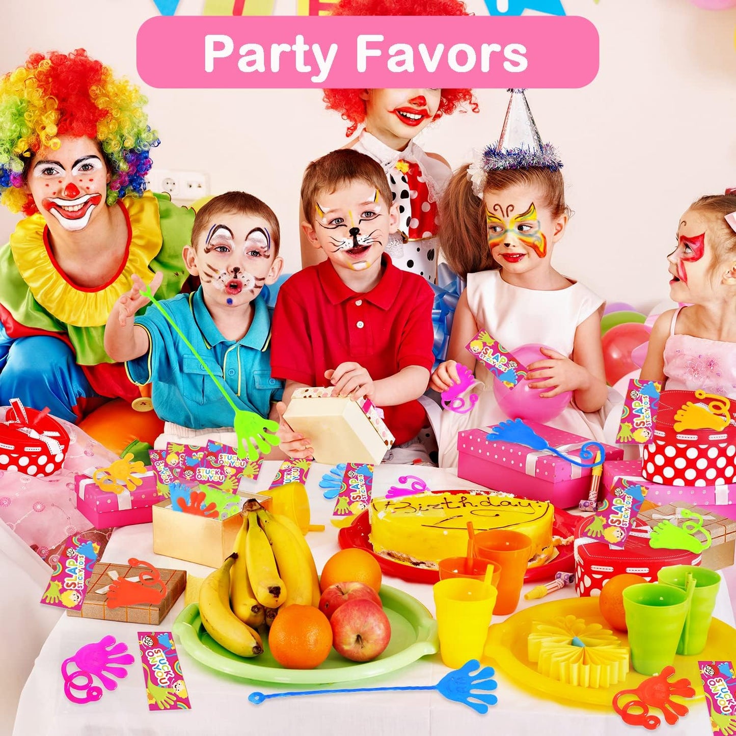 Large Sticky Hands & Feet Party Favors Supplies for Toddlers (20 PCS), Christmas Pinata Goodie Bag Stocking Stuffers Fillers for Kids,School Student Treats Treasure Box Prizes Toy Gifts for Boys Girls