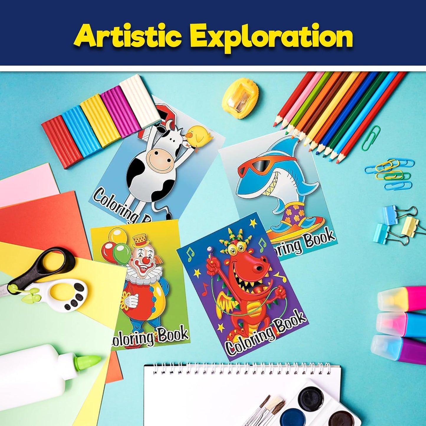 72-pack of Kid's Coloring Books ~ Great Party Favors! Assorted Designs