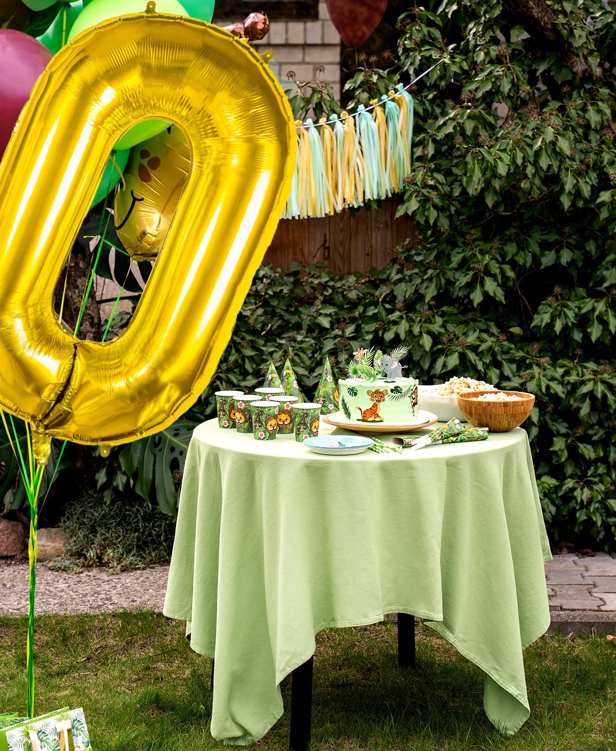 Smlpuame 40 inch Number Balloon 0-9 Gold Large Number 0 Balloons,Digital Balloons for Birthday Party Celebration Decorations Supplies, Helium Foil Number Balloons for Wedding Anniversary