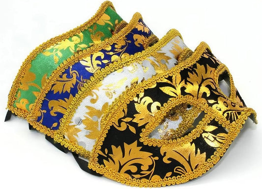Masquerade Masks Set - Venetian Carnival Masks for Men & Women | Elegant Mardi Gras, Ball, Halloween Costume Masks