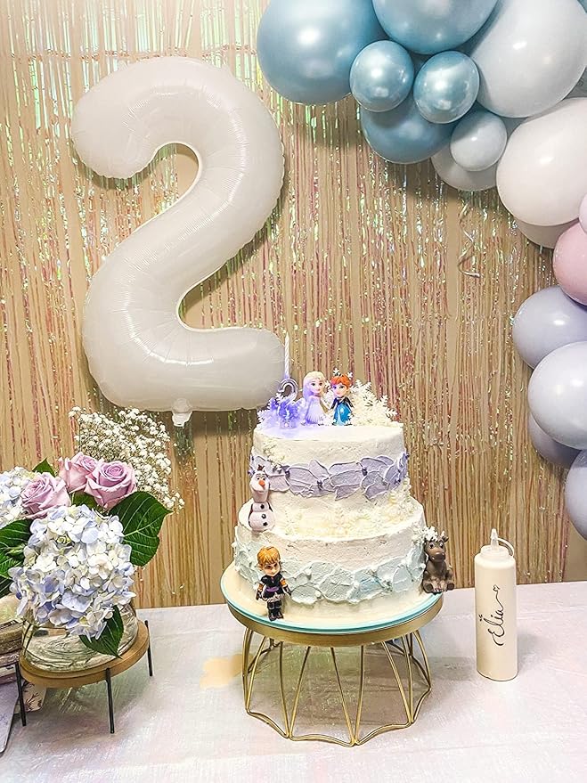 Number 0 Balloons 40 Inch White Number Balloons for 10 20 30 40 50 60 70 80 90 100 Numbers Balloon Birthday Decorations Wedding Event Baby Shower