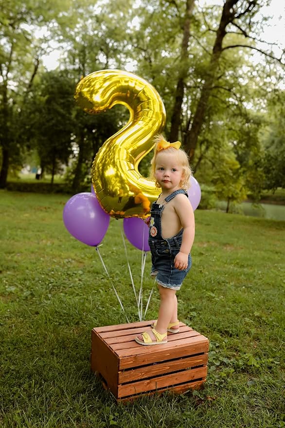 Gold Number 80 Balloon 40 inch, 80 Number Balloons, 80th Gold Birthday Decorations, 80 Year Old Women Men Golden Party Supplies