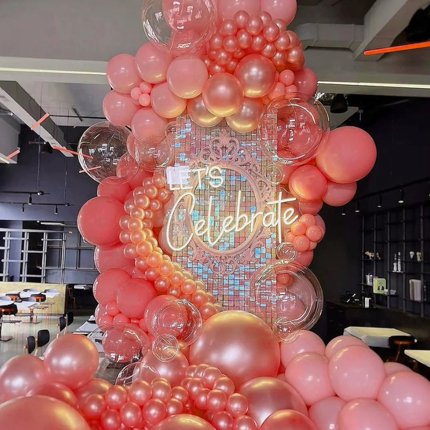 Retro Hot Pink Balloons, 66pack 12inch Blush Hot Pink Balloons Latex Party Balloons for Birthday Baby Shower Valentine's Day Graduation Wedding Gender Reveal Anniversary Party Decorations