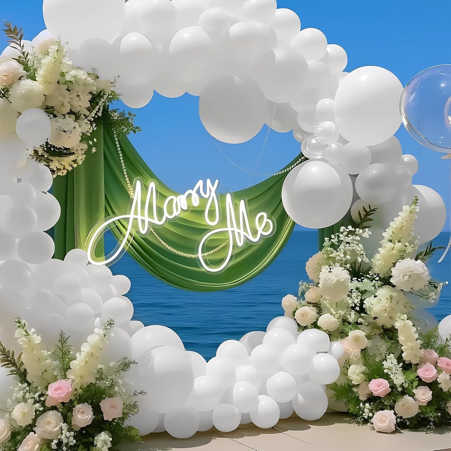 White Balloons 100 Pack 12 Inch White Latex Balloons for Wedding Birthday Baby Shower Engagement Anniversary Party Decorations