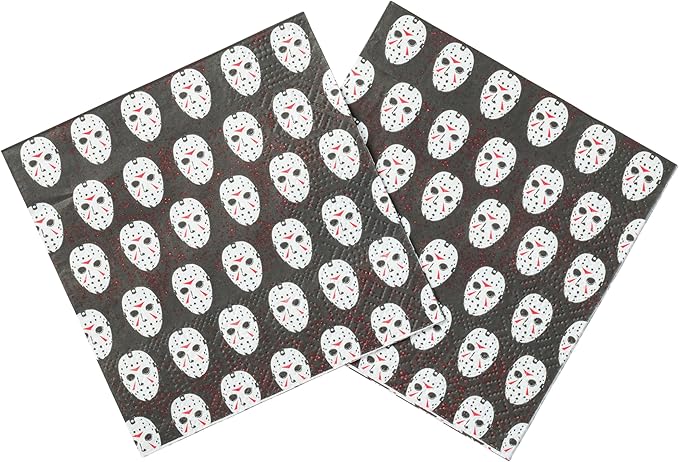 Silver Buffalo Friday the 13th 40 Pack Party Paper Napkins