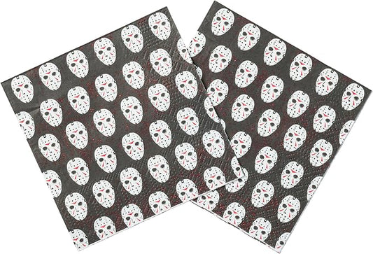 Silver Buffalo Friday the 13th 40 Pack Party Paper Napkins