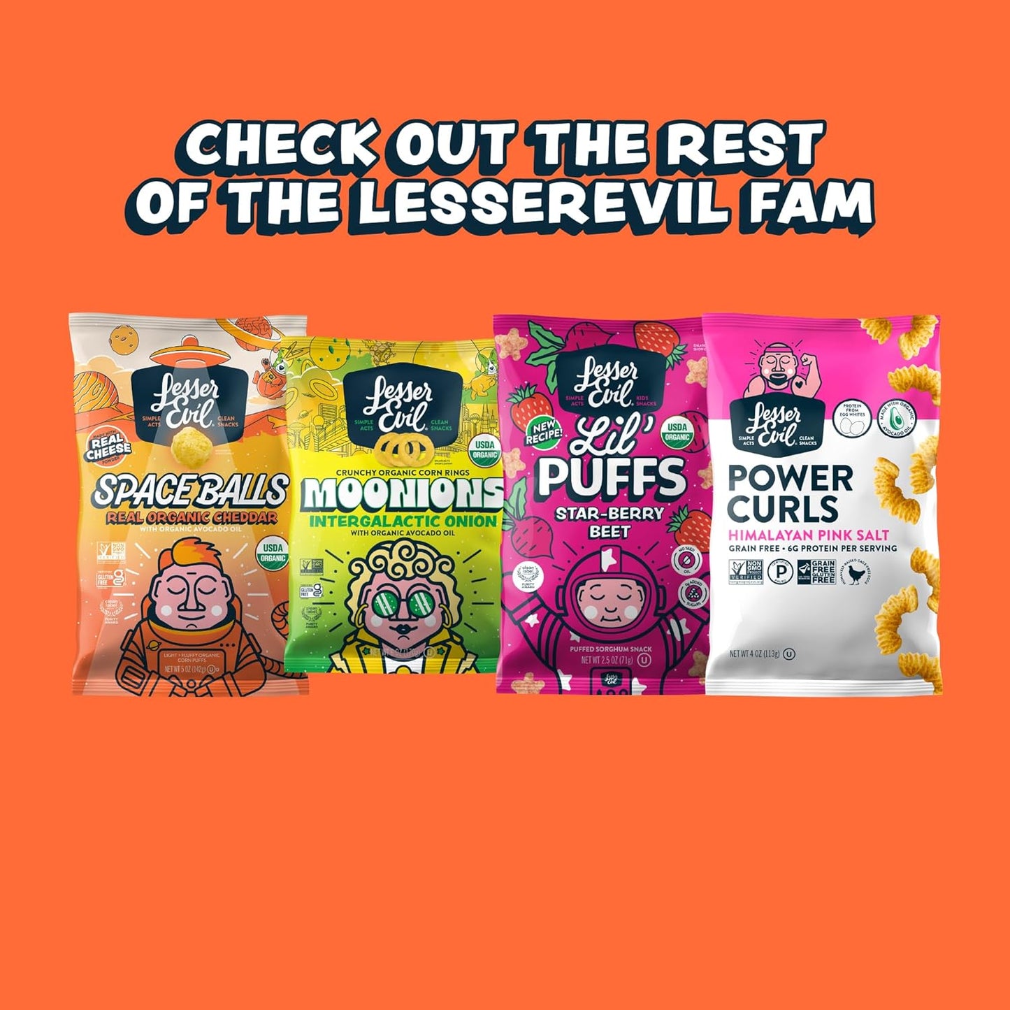 LesserEvil White Cheddar Flavor and Himalayan Pink Salt Organic Popcorn, Amazon Exclusive, Premium Quality, Minimally Processed, (3) 4.6oz White Cheddar Flavor Bags and (1) 50 Cal Himalayan Pink Salt Bag