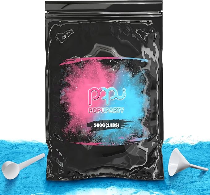 1 Pack Black-out Gender Reveal Powder- 1 lb Blue Powder – Perfect for Baby Gender Reveal, Car Burnout, Color Toss, Photoshoots, Helicopters