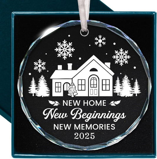 New Home Ornament 2025 – Ideal Housewarming Gift for Women, Best House Warming Gifts, Celebrating Our First House Housewarming Gifts New Home, Best Ornaments Gift, First Home Ornament 2025