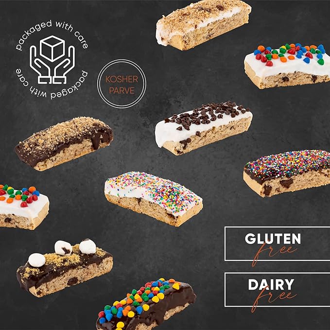 Gluten Free Palace Biscotti Gift Basket – Assorted Biscotti Cookies Gift for Men, Women, Birthday, Sympathy, Thank You & Corporate (8 Count)