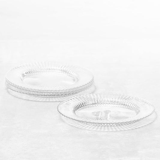 Fortessa Archie Glass Dinner Plate, 10.6 Inch, Clear