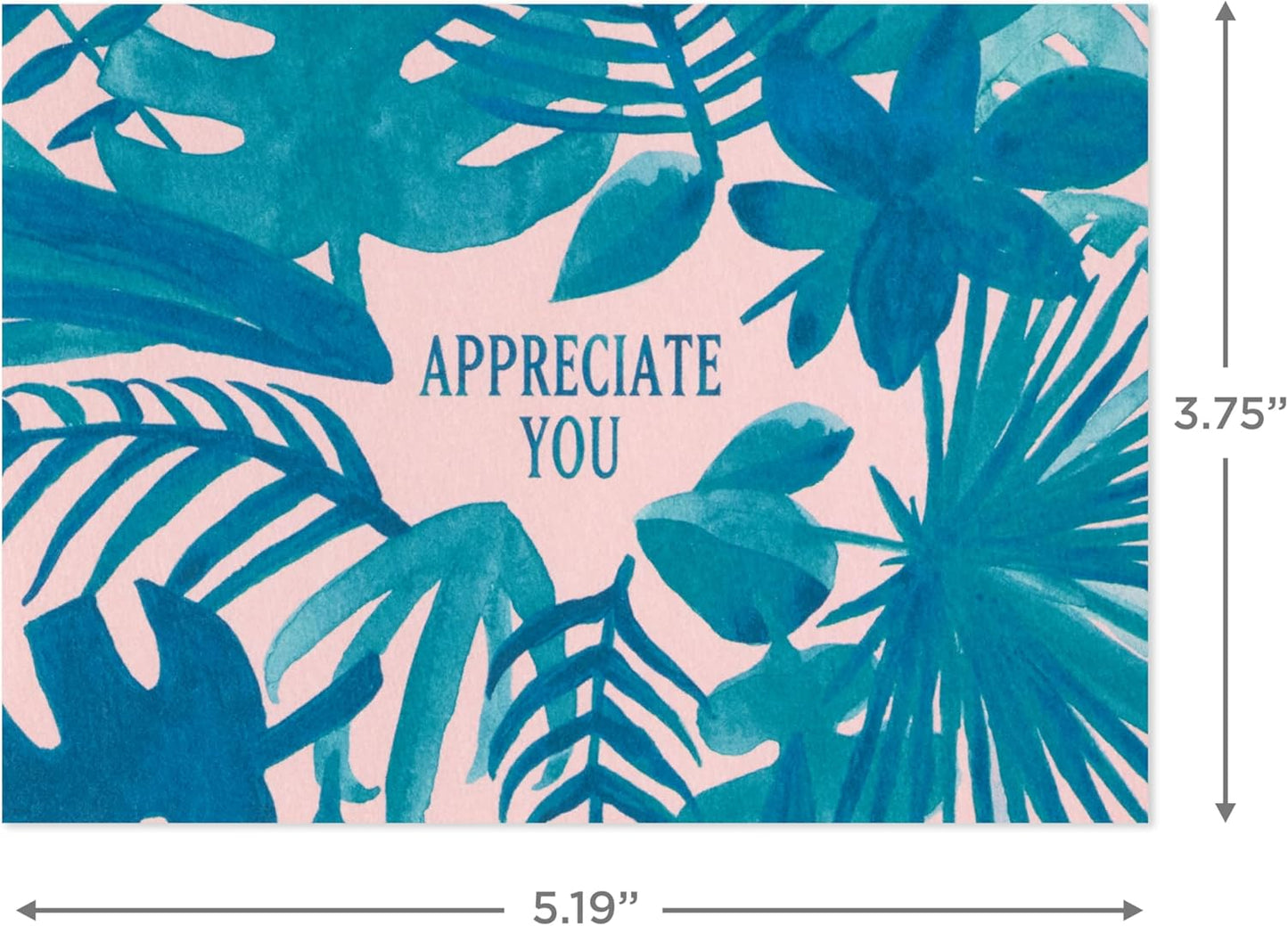 Hallmark Thank You Card Bulk Assortment (48 Blank Cards with Envelopes) for Graduation, Bridal Shower, Birthday, All Occasion
