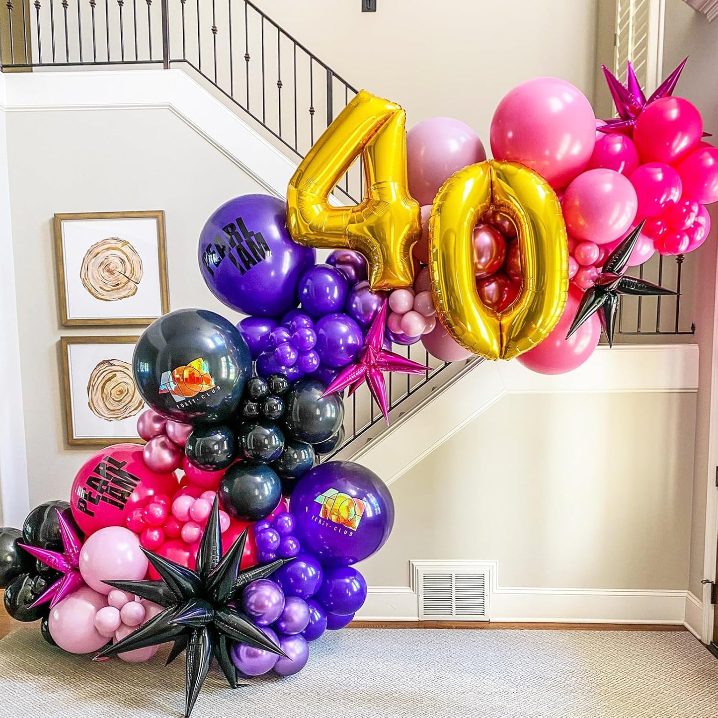 Dark Purple Balloons, 66pack 12inch Deep Purple Latex Party Balloons for Halloween, Graduation, Wedding, Birthday, Baby Shower, Anniversary, Valentine's Day Party Decorations