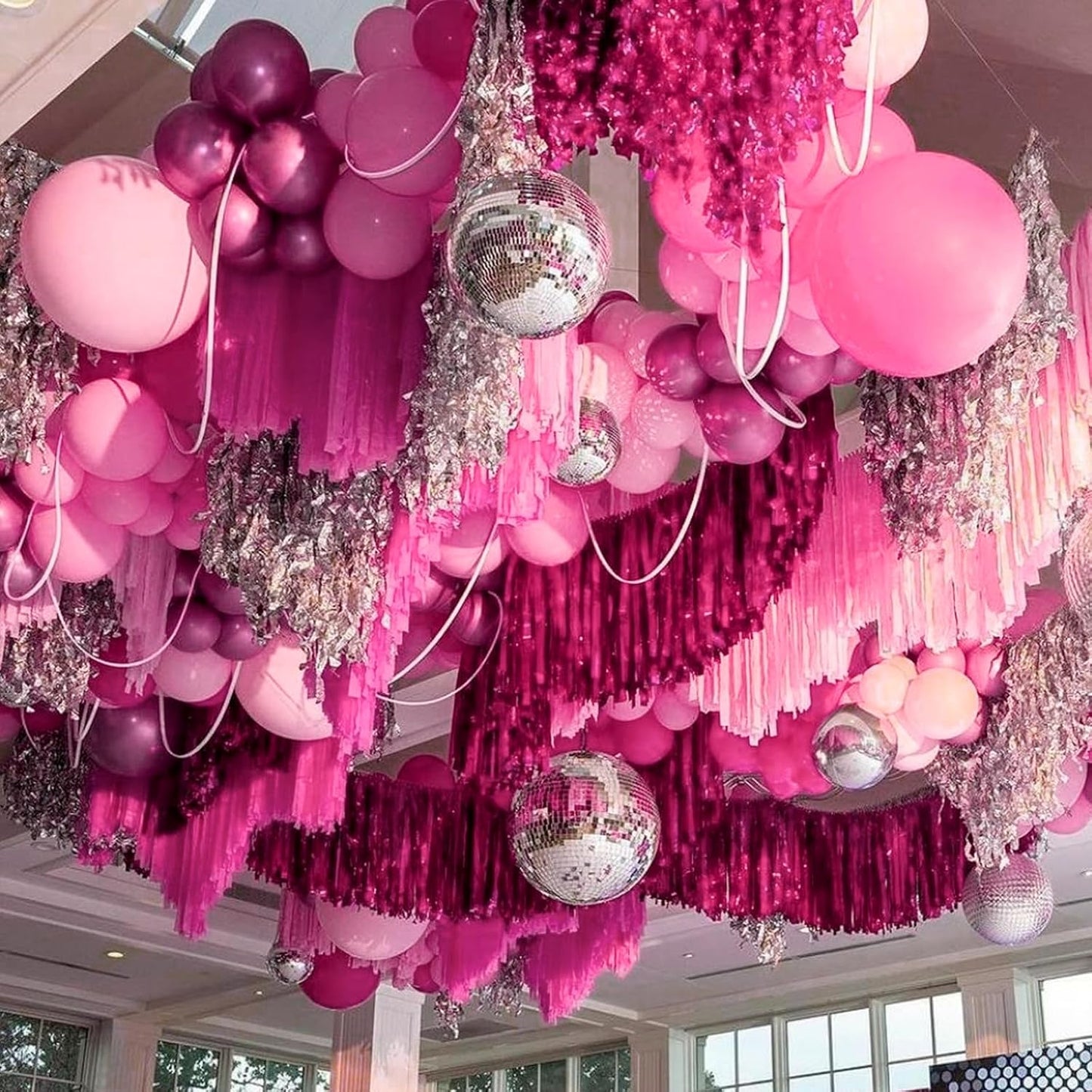 PartyWoo Pink Balloons 4 pcs 36 Inch Extra Large Big Jumbo Giant Matte Pink Balloons for Baby Shower Valentine's Day Princess Bridal Shower Bachelorette Birthday Party Decorations Pink-Y11